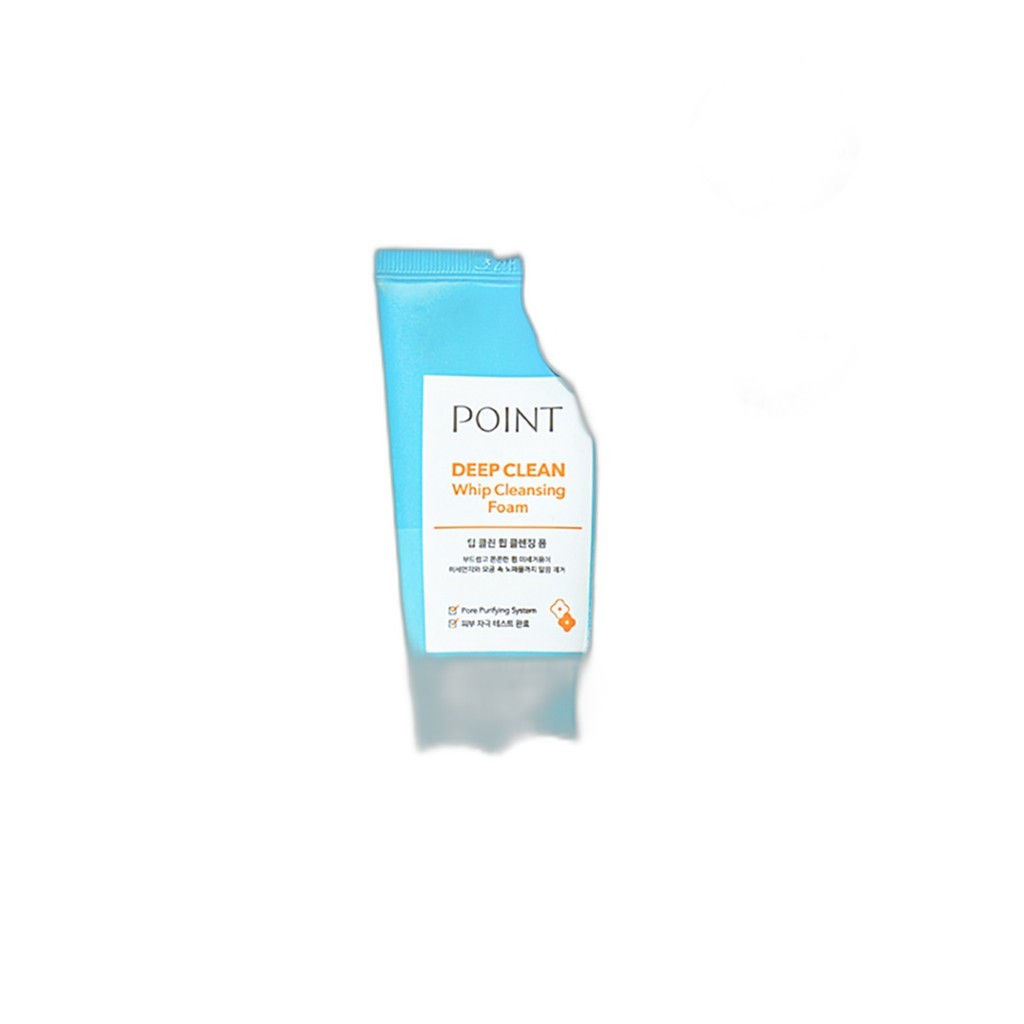 [daiso] โฟมล้างหน้า Point Deep Clean Whip 100g, 1 ชิ้น / โฟมล้างหน้าเกาหลี / สูตร Deep Clean โดย SSJ