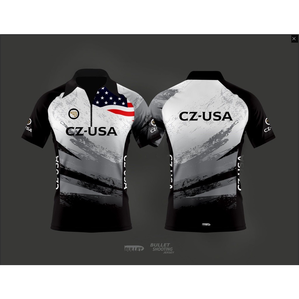 CZ-USA series เสื้อโปโลซิป 3D ดีไซน์เต็มตัว (ชื่อแบบกําหนดเองใหม่เอี่ยม) EC