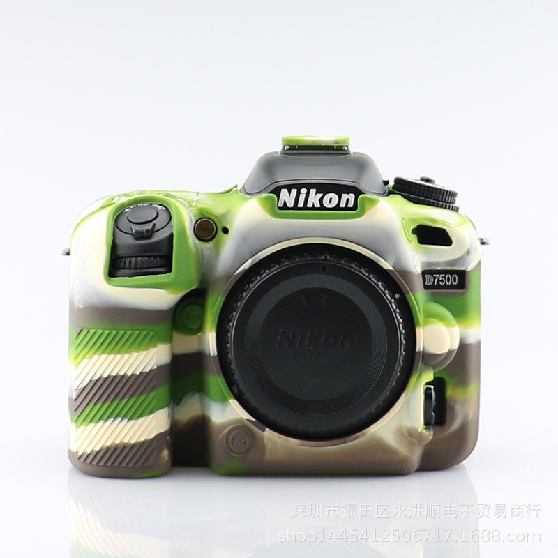 1 รายการเหมาะสําหรับ Nikon Nikon D7500 SLR กล้องเคสซิลิโคน d7500 D7000 เคสซิลิโคนกระเป๋ากล้อง
