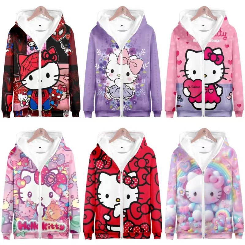 【S-4XL】Hello Kitty jacket for adults kitty jacket A2