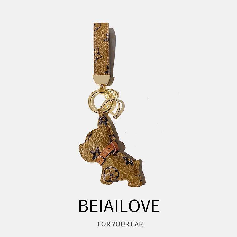 Car Plaid Keychain Key Chain Handbag Pendant Cute Female Ornaments Fashion Key Ring Car decorations WtiD
