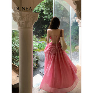 ชุดเดรสสายเดี่ยวทรงเอแขนกุดแบบเซ็กซี่สำหรับใส่ที่ชายหาด