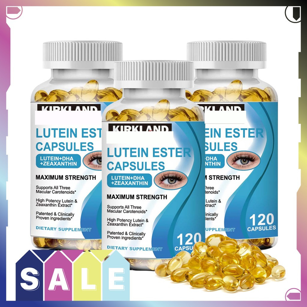 Kirk Lutein Plus Extract ลูทีน 20 มก. (120 แคปซูล) บำรุงสุขภาพดวงตา