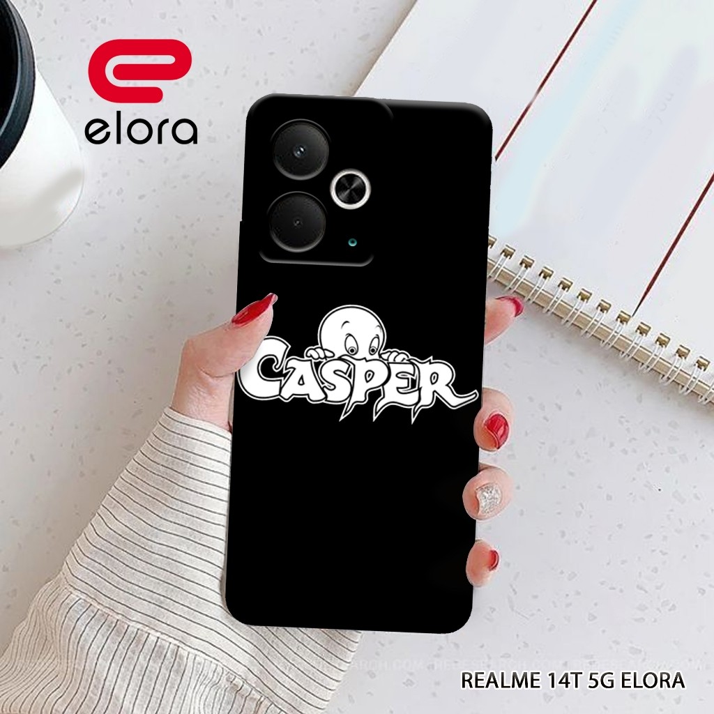 เคส HP Realme 14T 5G - Elolara.id - Realme 14T 5G Case - เคส Casper Motif - ตัวป้องกันมือถือ - Realm