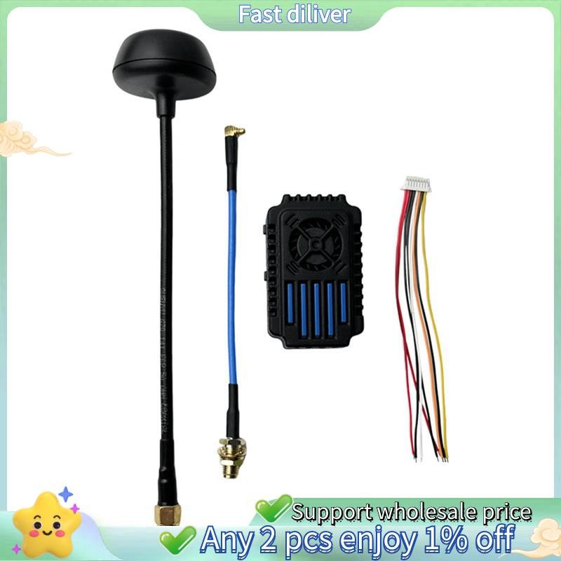 5.8 Ghz 5W VTX 96CH เครื่องส่งสัญญาณวิดีโอ FPV ไร้สายโมดูล VTX พลังงานสูงพร้อมเสาอากาศสําหรับ FPV ยา
