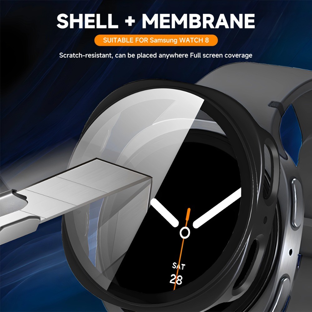 เคสพีซี + สายซิลิโคนสปอร์ตสําหรับ Samsung Galaxy Watch 8 40mm 44mm - รูปที่ 3