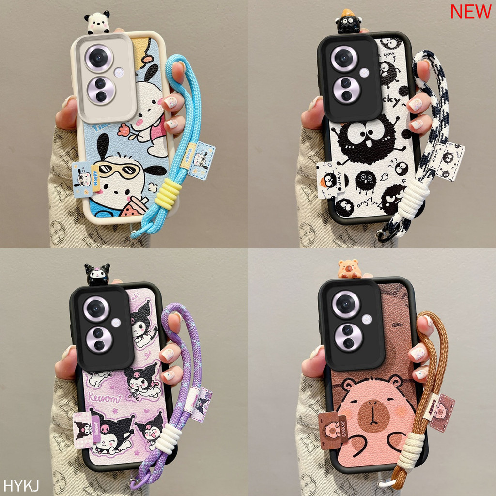 เคส OPPO RENO 11F 5G อะนิเมะการ์ตูน TPU ซิลิโคนอ่อนนุ่ม 3D ของเล่นตุ๊กตาน่ารักเคสโทรศัพท์ BL