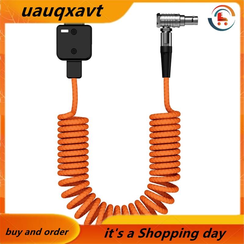 DT- D-Tap to 2Pin Male Coild Power Cable for RED, กล้อง 60CM/1.96FT, ความทนทานสูง