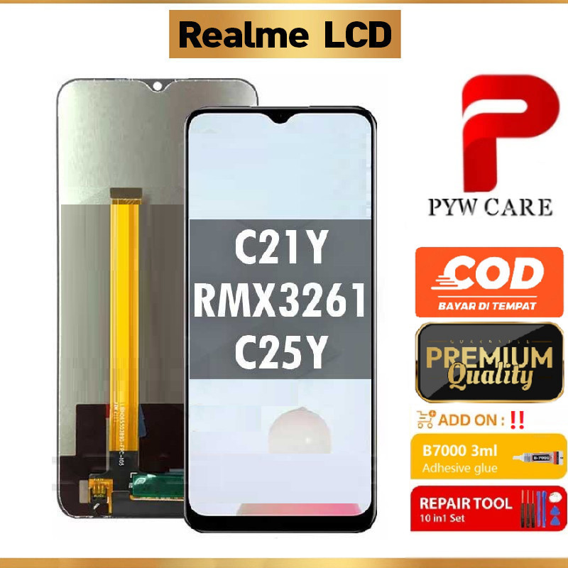 หน้าจอ LCD ที่รองรับสําหรับหน้าจอ LCD Realme C21Y / Realme C25Y