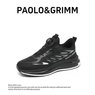 【PAOLO & GRIMM】รองเท้ากีฬากลางแจ้ง｜สไตล์ทันสมัย คุณภาพเยี่ยม｜สำหรับทุกเพศ｜ผ้าตาข่ายระบายอากาศ｜นุ่มสบาย พื้นกันลื่น｜เหมาะสำหรับการออกกำลังกาย การใส่ลำลอง และการเดินป่า
