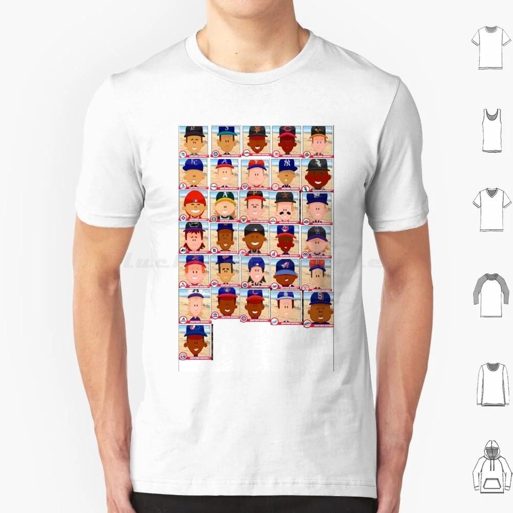 Backyard Baseball 2001 Pros T Shirt Big Size 100% Cotton Backyard Baseball Backyard Sports