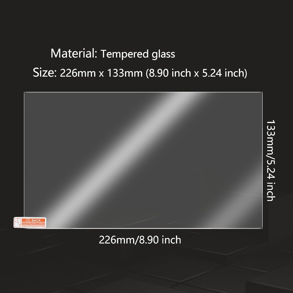 3PCS กระจกนิรภัยป้องกันหน้าจอสําหรับ Saturn 2, Saturn 3, 3D เครื่องพิมพ์ป้องกันหน้าจอฟิล์ม Anti-Scra