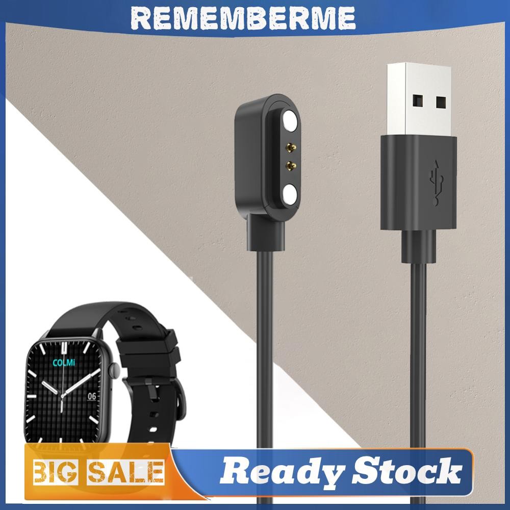 แม่เหล็กสร้อยข้อมือสมาร์ทสายชาร์จหลายป้องกัน USB 2 ขาสายชาร์จ Stable ชาร์จสําหรับ COLMI C60/C61/i20 