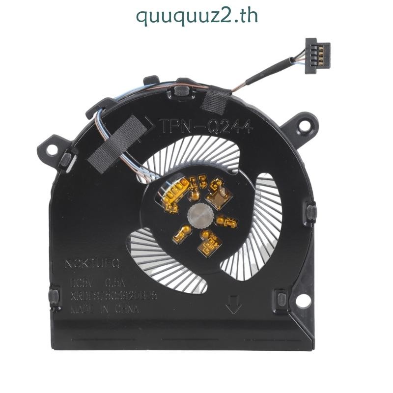Quu พัดลม CPU พัดลมระบายความร้อนแล็ปท็อป DC5V 0 5A 4pin Coolers สําหรับ 14DV TPN-Q244 TPN-Q245 TPN-Q