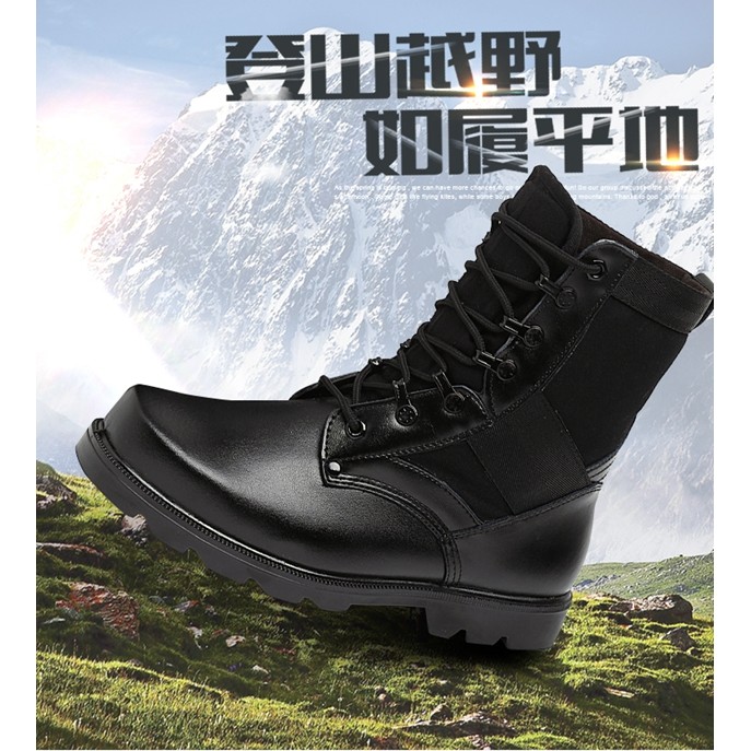 Combat Boots Mens Ultra-Light Training Shoes Outdoor Training Shoes High-Top Breathable Mens Womens 