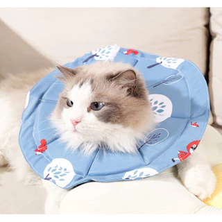 AimayaPet ปลอกคอกันเลีย สบาย ปลอกคอสัตว์เลี้ยง ปรับได้ กันน้ำ ป้องกันการเลียแผลนุ่มนิ่มใส่สบาย