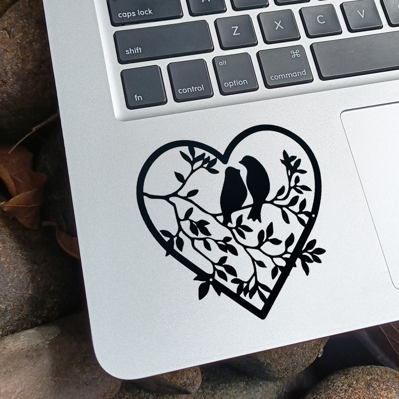 สติ๊กเกอร์ Macbook สติ๊กเกอร์แล็ปท็อป Creative Vinyl Birds Decal สติ๊กเกอร์แล็ปท็อปสําหรับ MacBook A
