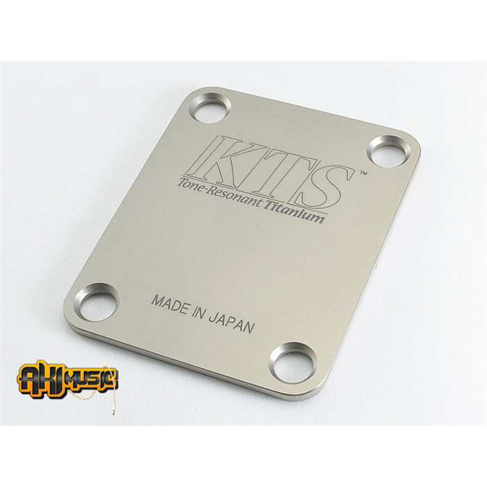 ผลิตในญี่ปุ่น KTS Ti-คอแผ่นไทเทเนียมบริสุทธิ์แผ่นโลหะผสมพิทักษ์กีตาร์ไฟฟ้าคอการเชื่อมต่อแผ่นเหล็ก