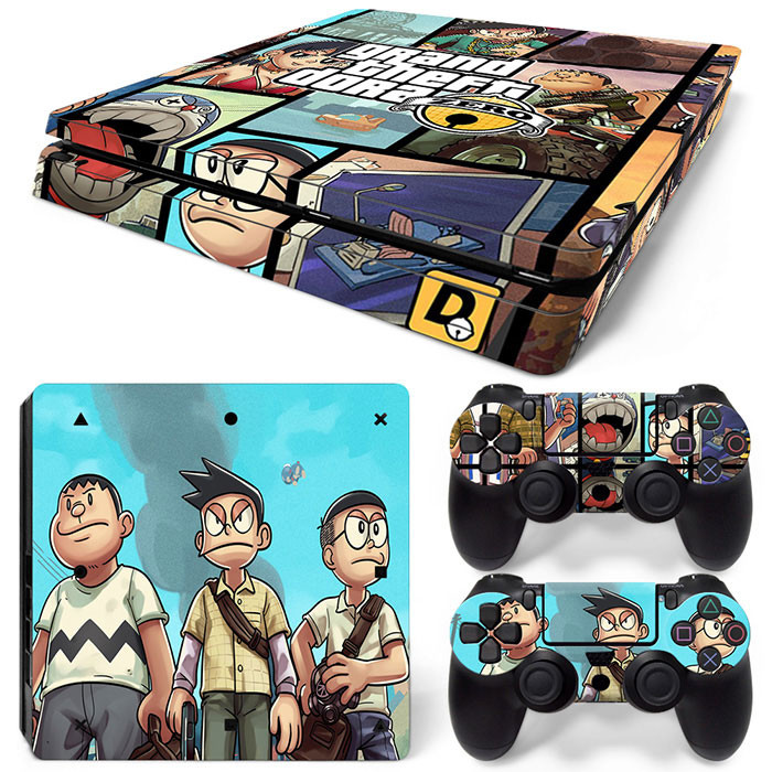 Sony PS4slim Body Film Ps4 slim สติกเกอร์ Ps4slim สติกเกอร์เครื่องบางอินเทรนด์ฟิล์มที่ไม่ซ้ํากัน