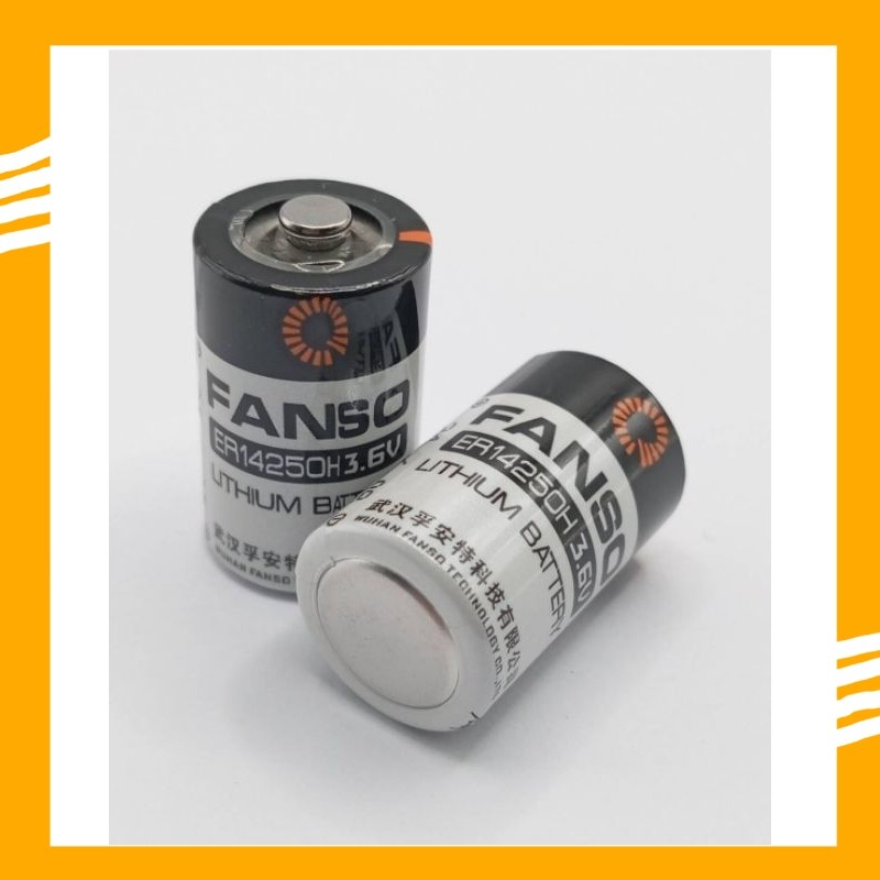 Lithium Battery ER14250H 3.6V แบตเตอรี่ 3.6 โวลต์ รุ่น ER14250H Brand FANSO จำหน่าย ราคาถูกร้านในกทม