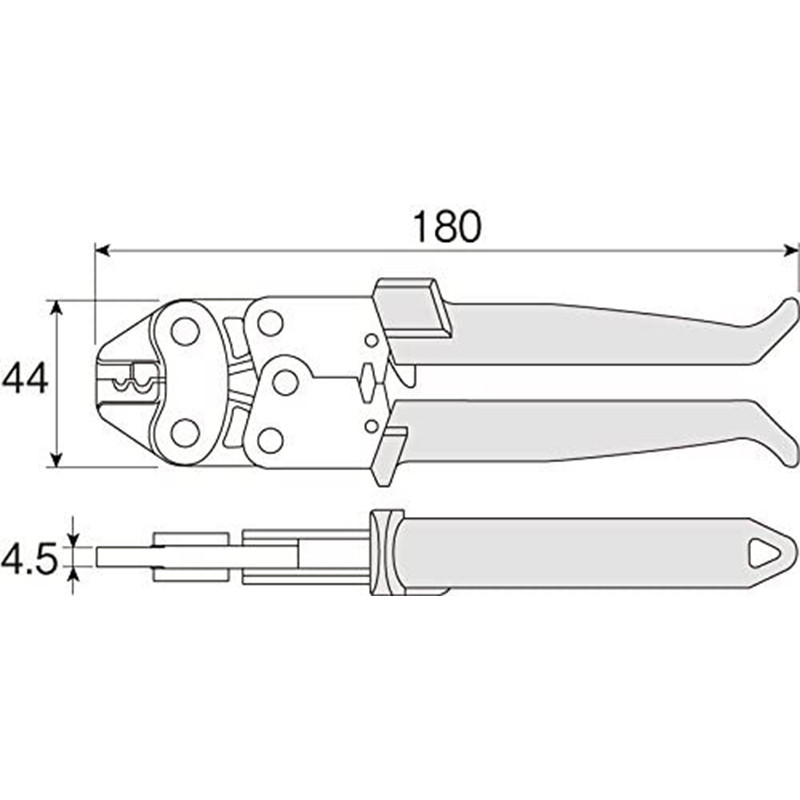 ญี่ปุ่น HOZAN Baoshan นําเข้า CRIMPING คีม P-722 CRIMPING คีมคีมปอกสายไฟ Baoshan Terminal คีม