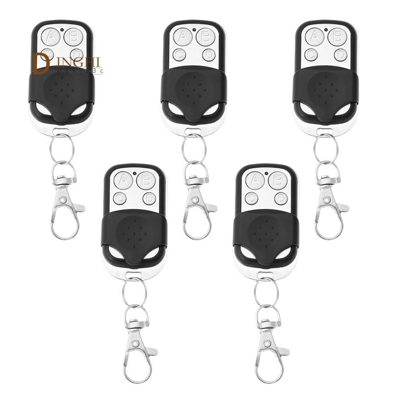 Universal Clone Duplicator Key Remote สําหรับประตูโรงรถ 5 ชิ้น 433MHZ 433.92MHZ Clone Rolling รหัส