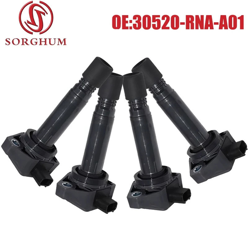4pcs คุณภาพสูงรถคอยล์จุดระเบิดปลั๊ก UF-582 สําหรับ Honda Civic 2006 2007 2008 2009 2010 2011 1.8L 30