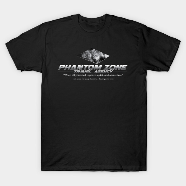 เสื้อยืด Vintage Phantom Zone Travel Agency T-Shirt แท้ Cotton 100% เสื้อกีฬา y2k ใส่เดินทาง S-5XL