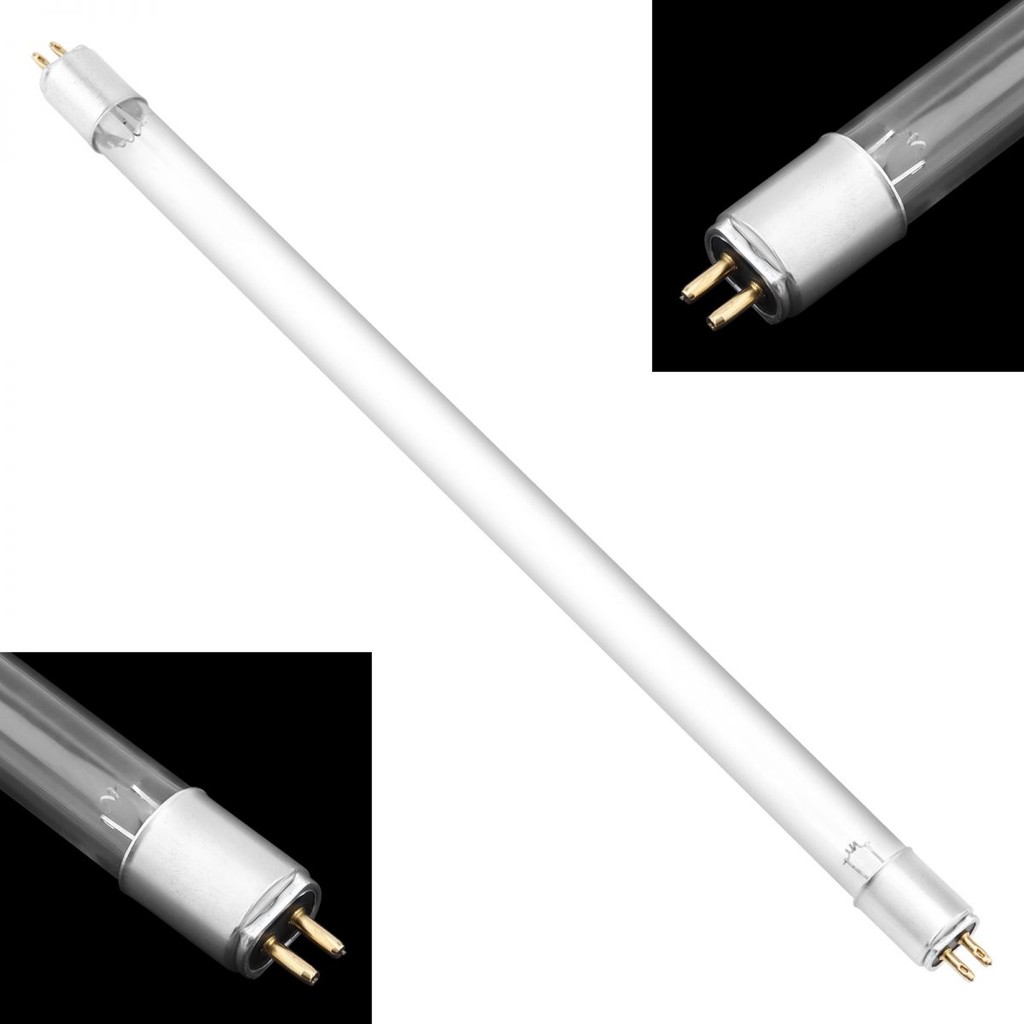หลอดไฟ UV 4 - 15W 254nm ท่อตรงประเภท G5/G13 ฐานเปลี่ยนโคมไฟสําหรับอุปกรณ์ทําความสะอาดอากาศ
