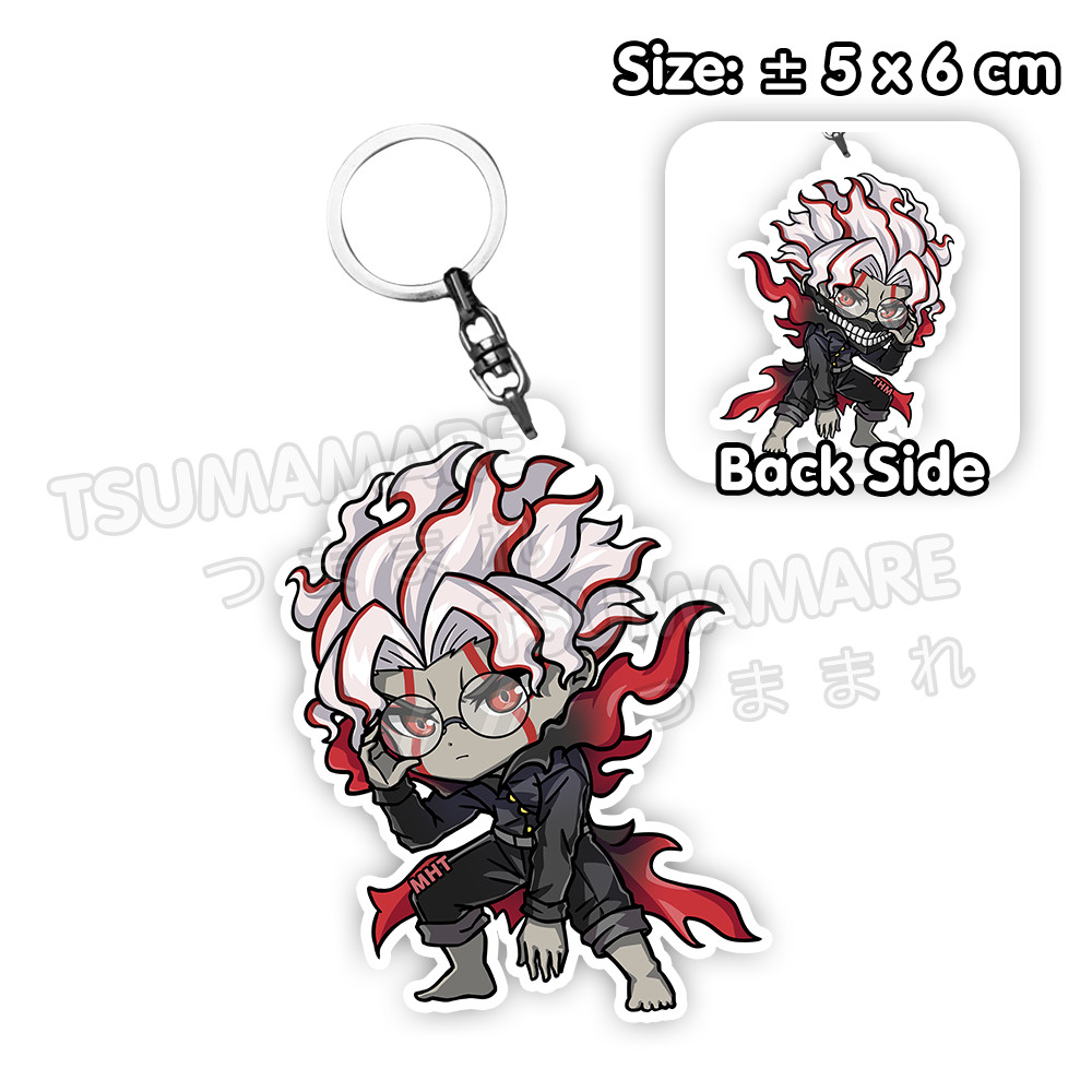 GANTUNGAN พวงกุญแจอะคริลิค Dandadan Okarun Takakura Ken Yokai Form