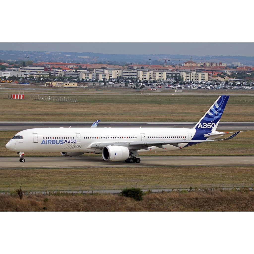 1: 400 Airbus A350 เครื่องบินกระดาษ Handmade Airbus ต้นแบบ Cathay Pacific