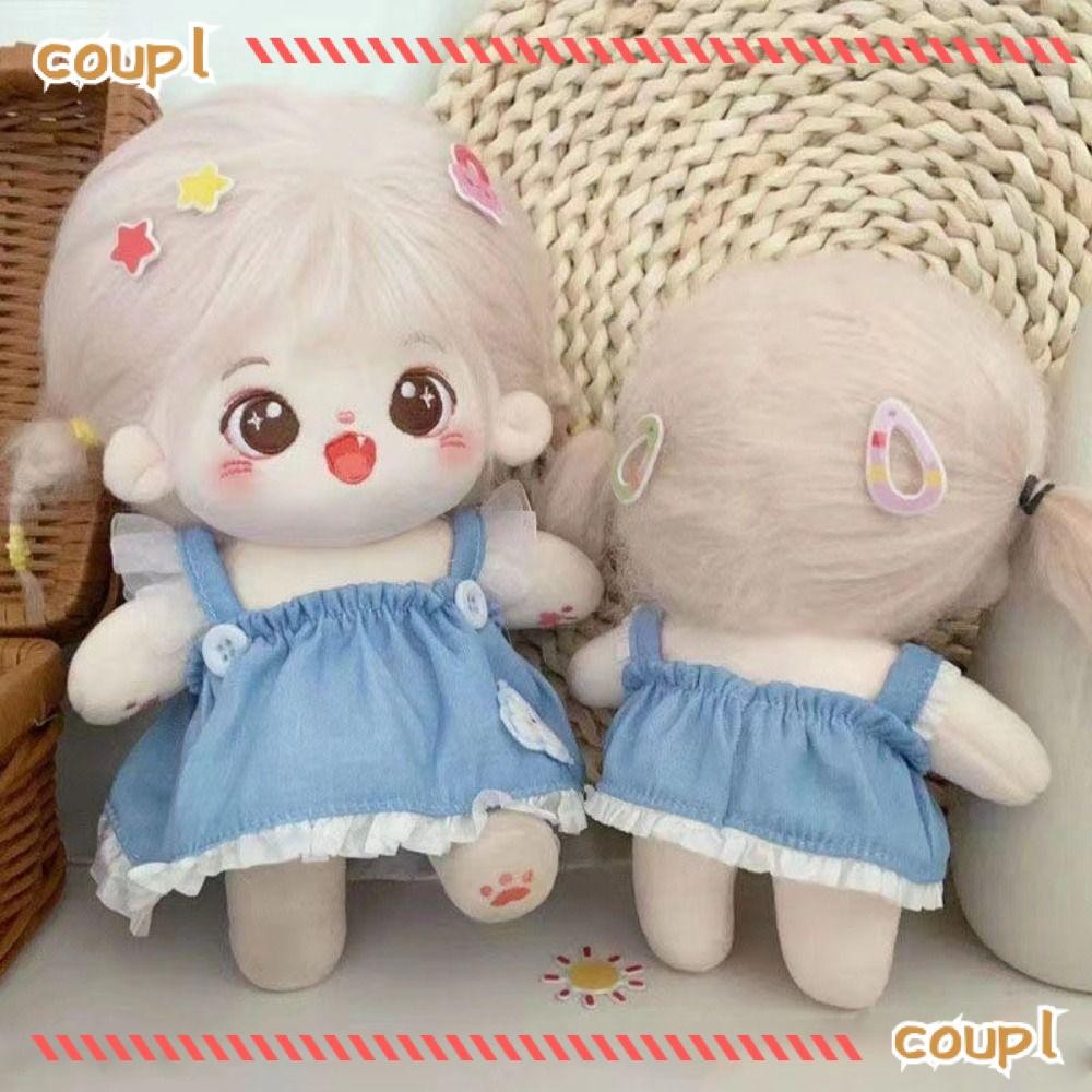 COUPL Princess Jeans Dress, Cute Accessories Doll Lovely Clothes, High Quality Accessories 20cm Cott
