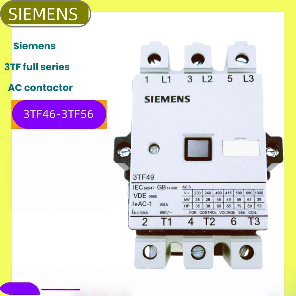 Siemens AC Contactor 3TF50 ใหม่เอี่ยม 3TF47 3TF48 3TF49 3TF513TF52 53 สินค้าของแท้