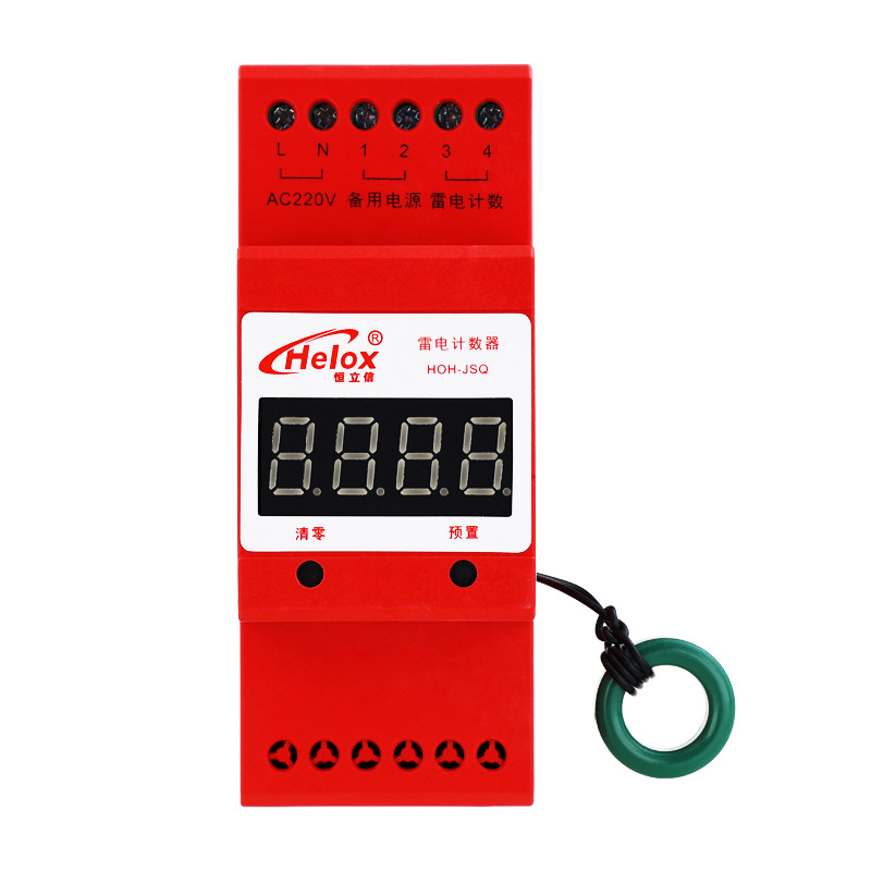 Henglixin Lightning Counter Power Lightning Protector การนับ Surge Protector Lightning Counter HOH-J
