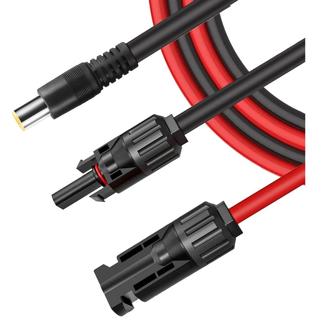 เหมาะสําหรับปลั๊กพลังงานแสงอาทิตย์ DC 8 มม.อะแดปเตอร์ DC7909 ถึงปลั๊กแผงโซลาร์เซลล์สายพลังงานแสงอาทิ