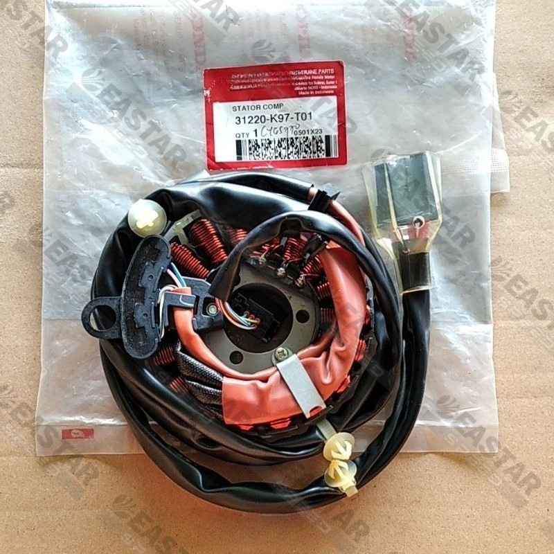 Magnetic Stator Coil Assy ปี 2018-2020 รหัส Stator comp กระสวย PCX150, PCX125, PCX150i 31220-K97-T01