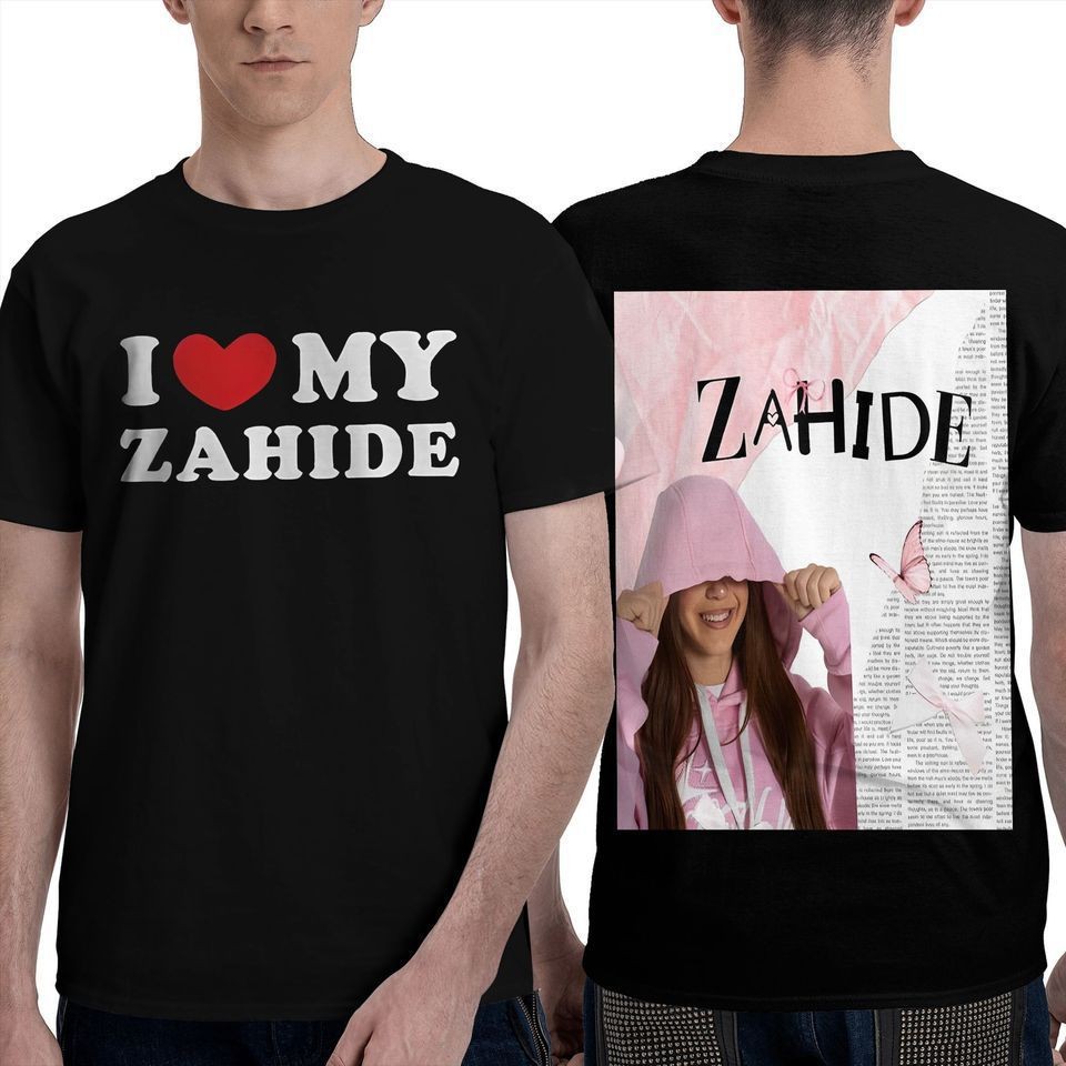 เสื้อยืด Zahide ใหม่ สำหรับชายนักร้อง ทำจากฝ้ายคุณภาพ