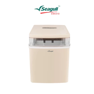 Seagull เครื่องทำน้ำแข็งอัตโนมัติ 1.5 ลิตร (ครีม) ทำน้ำแข็งเร็วใน 6 นาที พร้อมระบบทำความสะอาดอัตโนมัติ Ice Maker 1.5 L