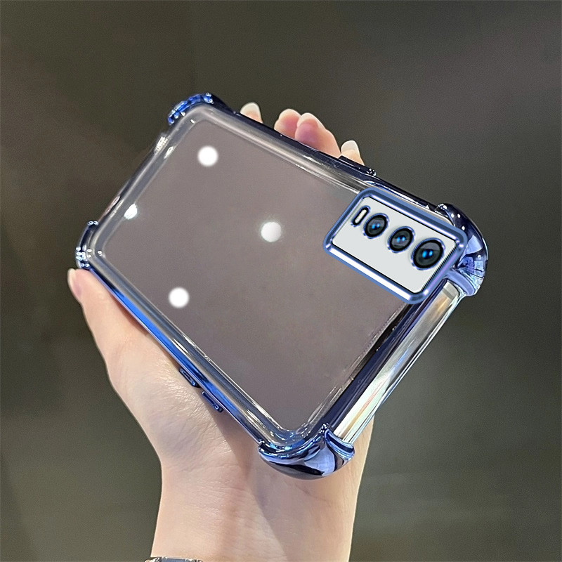 เคส Vivo V2026/V2027/V2043/V2032/V2048/V2029 สี่มุม Shock-proof โปร่งใส TPU เคสโทรศัพท์ SJDK