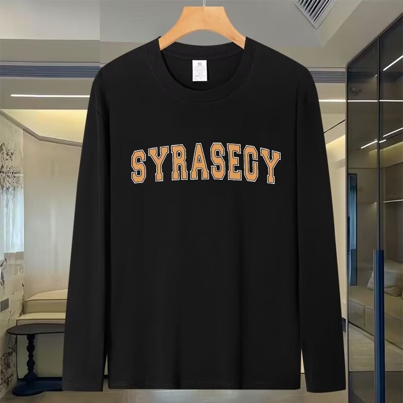 อินเทรนด์ CODchic สไตล์ใหม่ฤดูใบไม้ร่วงฤดูหนาวหลวมด้านบน 23 ผู้ชายรอบคอ 2025 พิมพ์ new2024 ฤดูใบไม้ผ