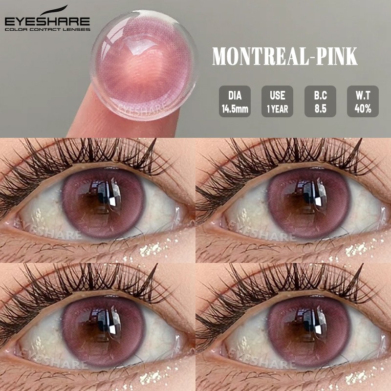 【COD】Eyeshare 1 คู่  MONTREAL สีน้ำตาล คอนแทคเลนส์สี คอนแทคเลนส์ธรรมชาติ ตา ซอฟต์เลนส์ รูม่านตา - รูปที่ 6
