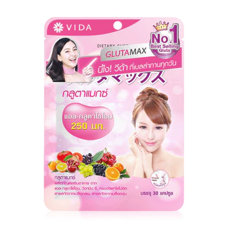 Vida Supplements วีด้า ผลิตภัณฑ์เสริมอาหาร (L-Glutathione 30 Capsules/Collagen Q10 52 Tablets)