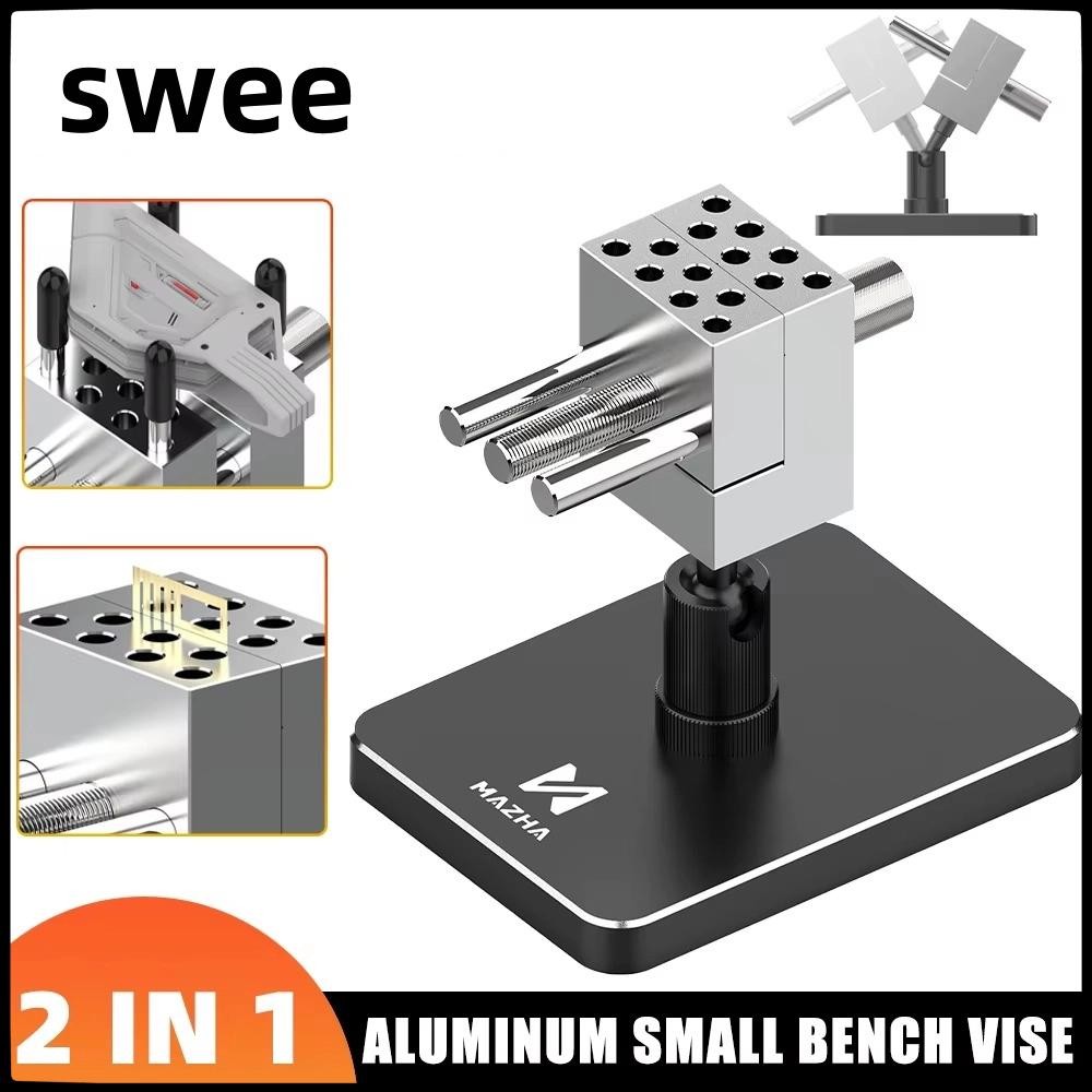 SWEE คีมมือถือ, 2 in1 Mini Table Vise, แบบพกพา DIY มัลติฟังก์ชั่นที่ถอดออกได้แยกขนาดรุ่น Fixing เครื่องมือสําหรับอาคารรุ่น