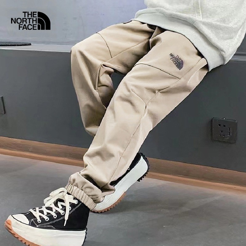 ของแท้ มีสต็อก—The North Face โลโก้ปักกางเกงผู้ชายกันน้ํา Techwear