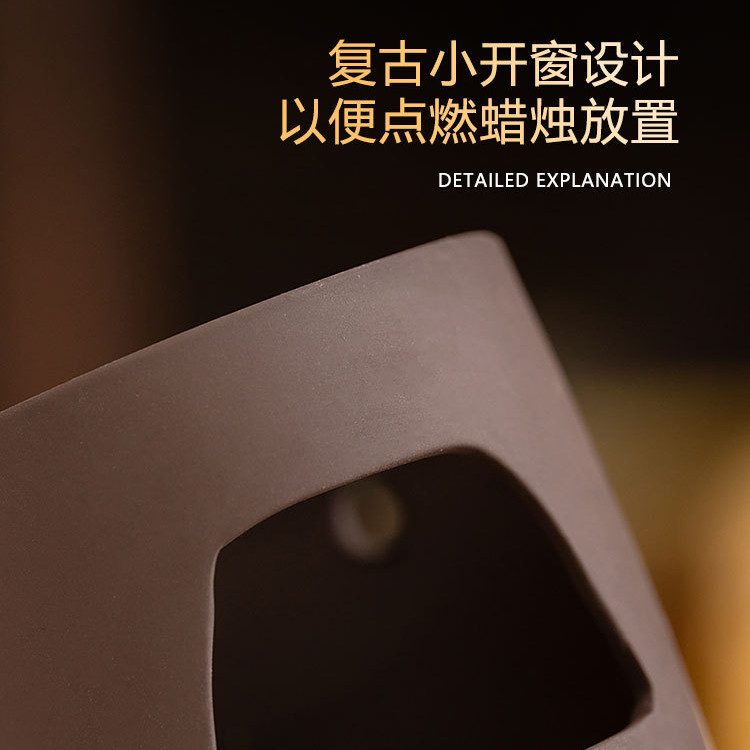 【Yuanyi】เครื่องหอมเซรามิก หลายฟังก์ชัน ใช้แห้งเผาได้ เตาเผาผงเครื่องหอม ฐานอุ่นชา โคมน้ำมันหอมระเหย สำหรับห้องนั่งเล่น โต๊ะน้ำชา/紫陶香薰爐 ราคา ถูกที่สุด ดีลบีเคเค แกลเลอรีภาพที่ 6