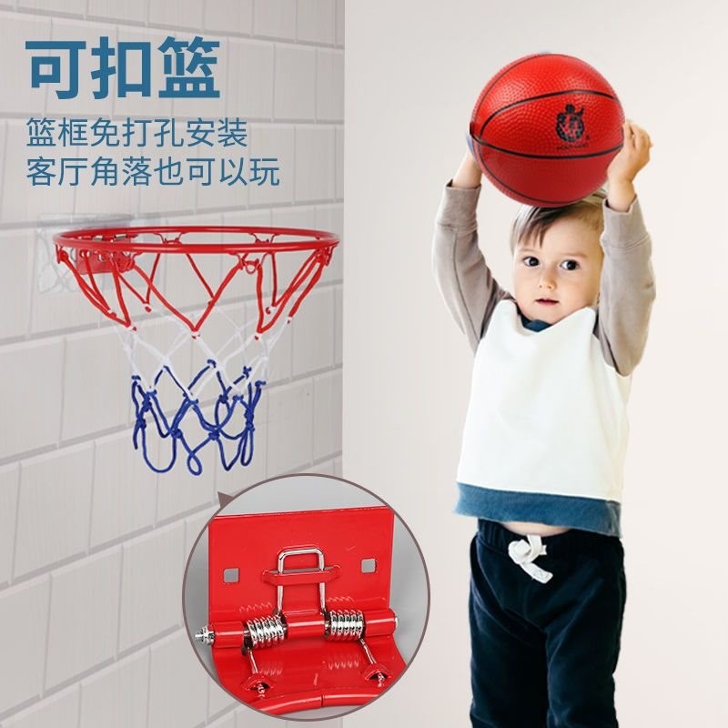 免打孔钻简易球ตะกร้าตะกร้าบ้านฟรีบน墙球室内 นกยูงกรอบตะกร้าไร้สายตะกร้าแร็คแร็ค-ฟรีที่เรียบง่ายตะกร้าบาสเกตบอลค