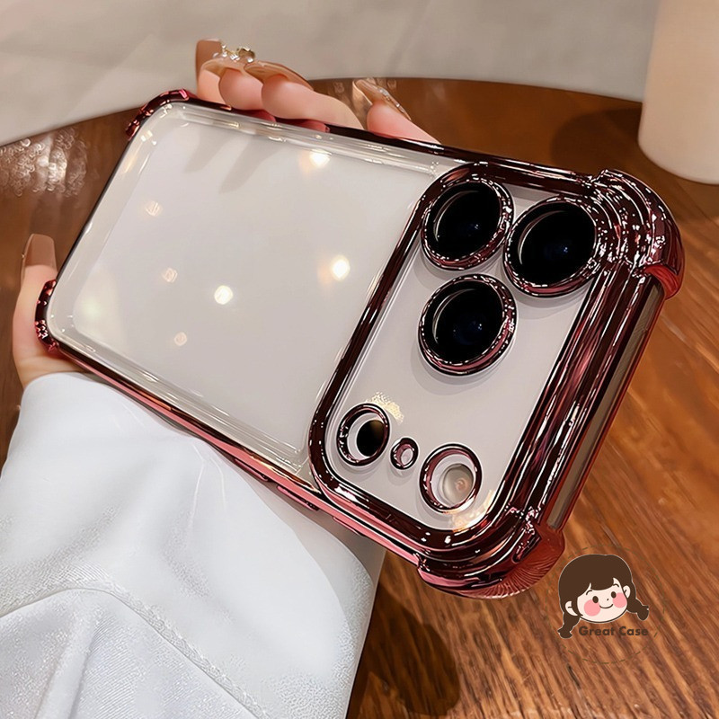 ใหม่ชุบกรอบปลอกใสสําหรับRealme 9 Pro Plus 8 Pro 8S 5 Q5i Q5 Q2 หมายเหตุ 50 Neo 7 4G 5Gหรูหราคู่เคสโทรศัพท์เลนส์ป้องกันสี่มุมกันกระแทกนุ่มปกหลัง - รูปที่ 6