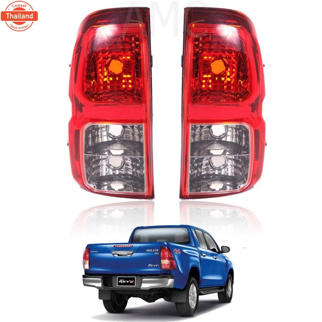ALA เสื้อไฟท้าย โคมไฟท้าย TOYOTA HILUX รีโว่ ไฟท้าย โตโยต้า ไฮลักซ์ REVO 2015 - 2017 ไม่รวมชุดสายไฟ 
