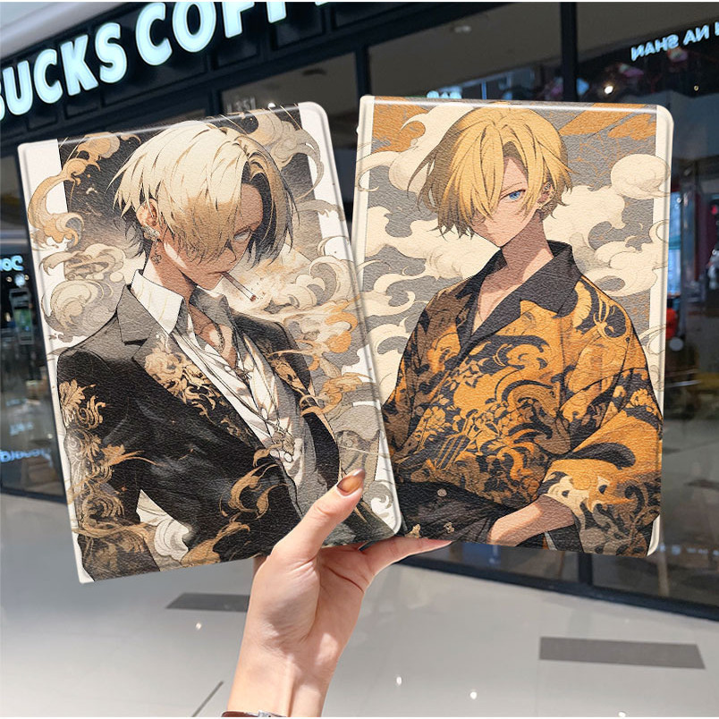 One Piece 2021 ipad9 เคสป้องกันPro2020 mini6 เสื้อแจ็คเก็ตIpod Mini 4 Shell air5 เหมาะสําหรับ 2 แท็บ