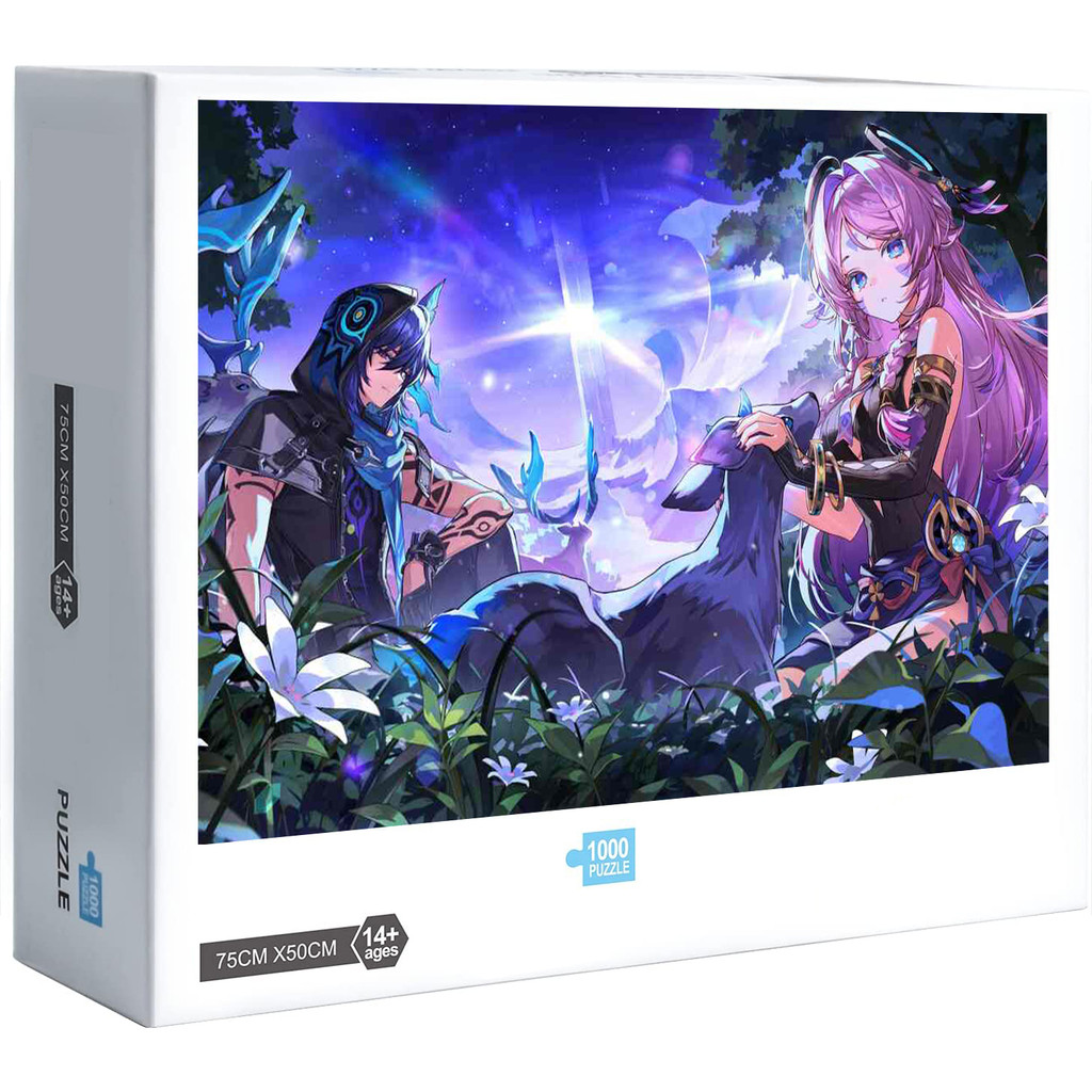 Granny และ Ororon Genshin Impact จิ๊กซอว์ปริศนาความเครียดบรรเทาเกมตกแต่งบ้านของขวัญ